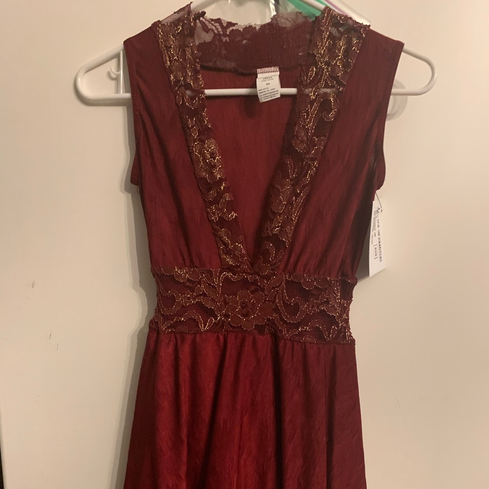 maroon lyrical dance costume